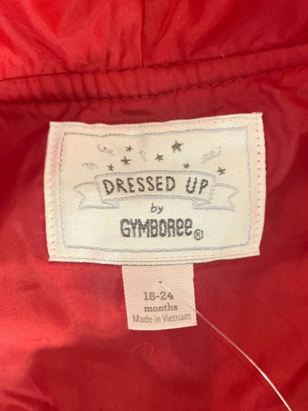 NWT Gymboree Red Cape Coat Girls Toddler 18-24 mo
